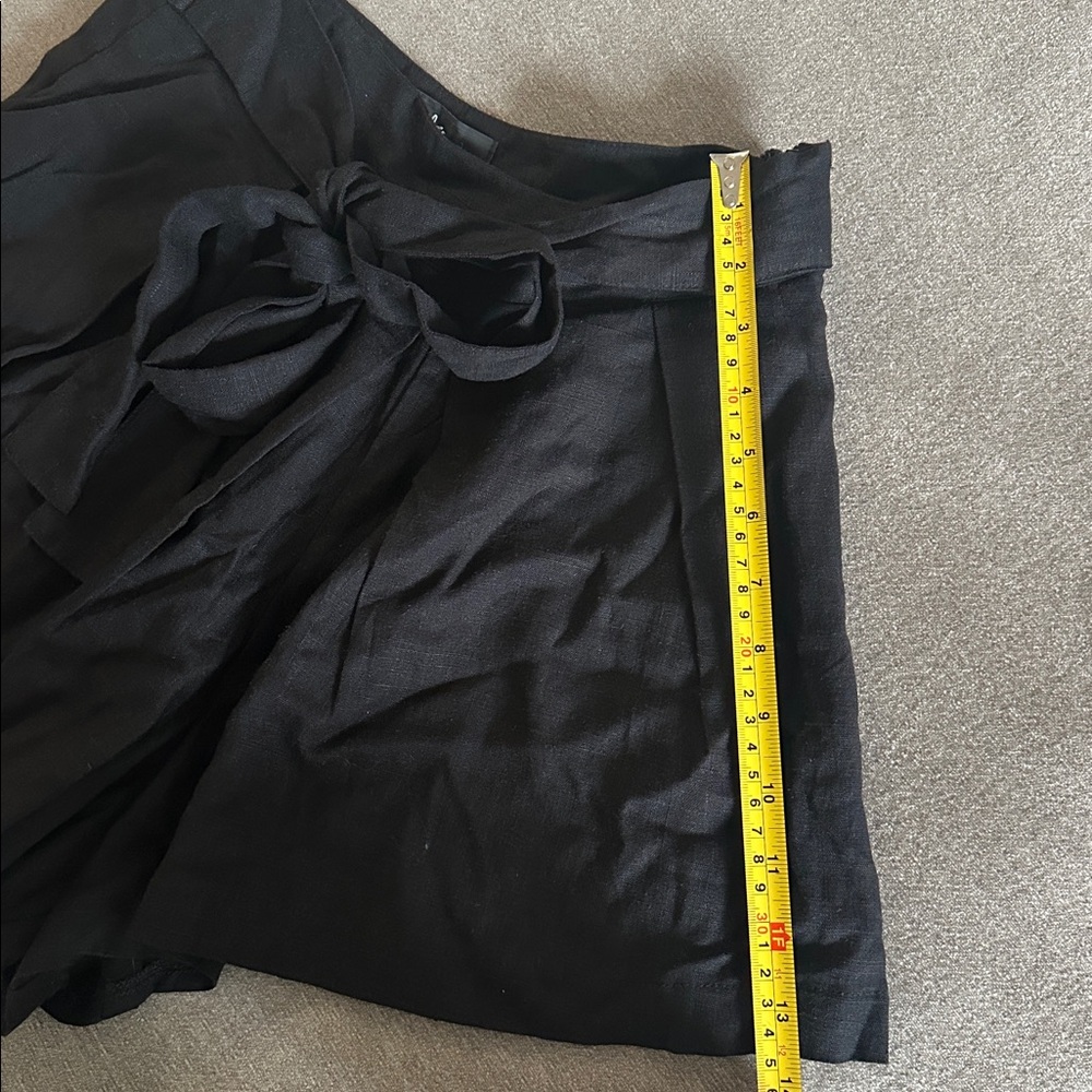 Lulu's Elegant Black High Waist Shorts - Picture 7 of 9